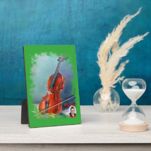 Violín/Violine Fotoplatte