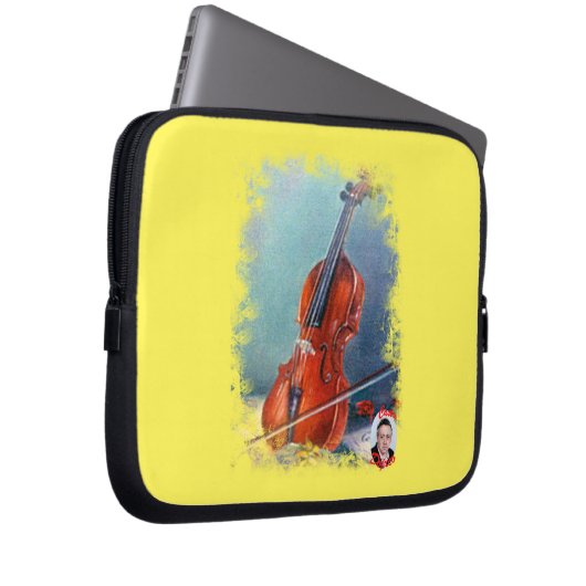 Violín/Violine Laptopschutzhülle (Vorne Rechts)