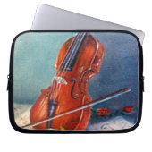 Violín/Violine Laptopschutzhülle (Vorderseite)