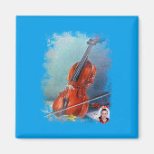 Violín/Violine Magnet (Vorne)