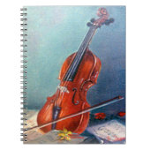 Violín/Violine Notizblock (Vorderseite)