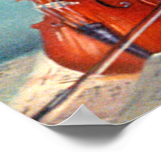 Violín/Violine Poster (Ecke)