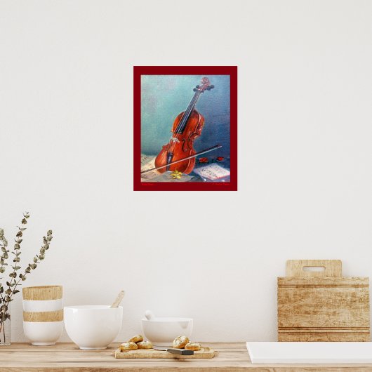 Violín/Violine Poster (Küche)