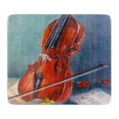 Violín/Violine Schneidebrett (Vorderseite)