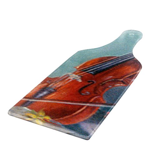 Violín/Violine Schneidebrett (Ecke)