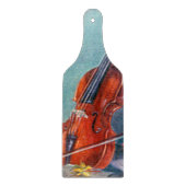 Violín/Violine Schneidebrett (Vorderseite)