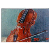 Violín/Violine Schneidebrett (Vorderseite)