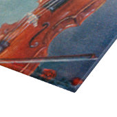 Violín/Violine Schneidebrett (Ecke)