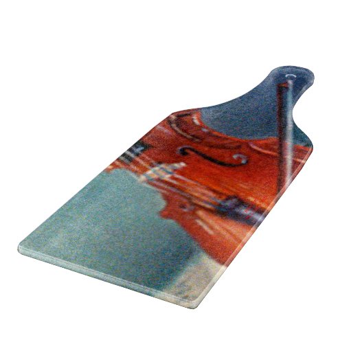 Violín/Violine Schneidebrett (Ecke)