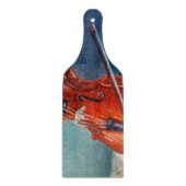 Violín/Violine Schneidebrett (Vorderseite)