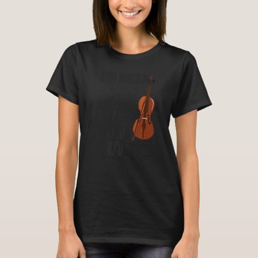 Violin Violinist I'm Nicer After Violin Practice T-Shirt (Vorderseite)