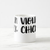 Violin Violinist Music Musician Orchestra Jazz Str Kaffeetasse (Mittel)