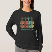 Violin Violinist Violin Retro T-Shirt (Vorderseite)