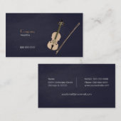 Violin Visitenkarte (Vorne/Hinten)
