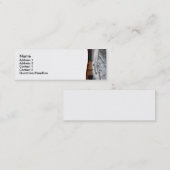 Violin-Visitenkarte Mini Visitenkarte (Vorne/Hinten)