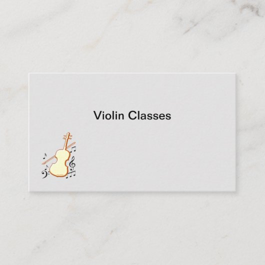 Violin-Visitenkarte Visitenkarte (Vorderseite)