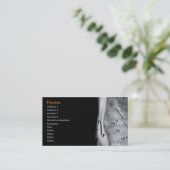 Violin-Visitenkarte Visitenkarte (Stehend Vorderseite)