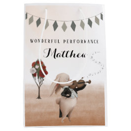 Violin Wonderful Performance Geschenktasche Mittlere Geschenktüte