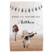 Violin Wonderful Performance Geschenktasche Mittlere Geschenktüte (Rückseite)