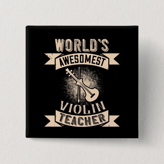 Violin World ist der großartigste Geigerlehrer Button (Vorderseite)