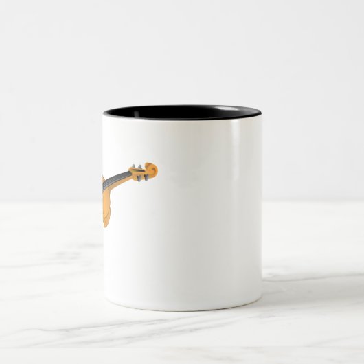 Violin Zweifarbige Tasse (Mittel)
