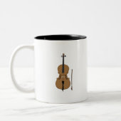 Violin Zweifarbige Tasse (Links)