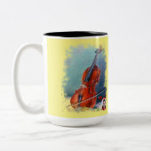 Violín Zweifarbige Tasse (Links)