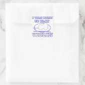 Violindesigns Quadratischer Aufkleber (Tasche)