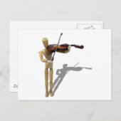Violine081210 Postkarte (Vorne/Hinten)