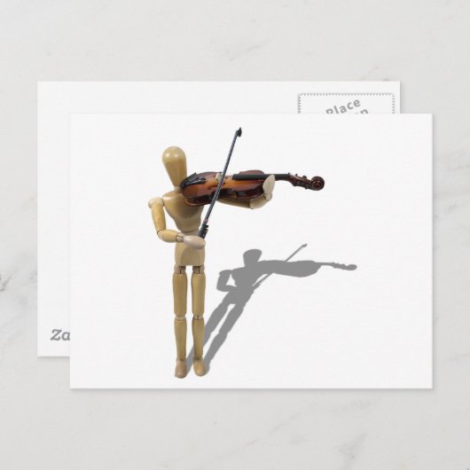 Violine081210 Postkarte (Vorne/Hinten)