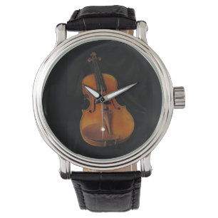 Violine Armbanduhr