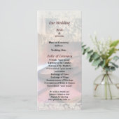 Violine auf Credenza-Hochzeitsprogramm Programm (Stehend Vorderseite)
