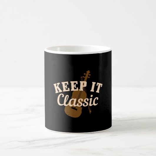 Violine - Behalt IT Classic Kaffeetasse (Mittel)