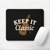Violine - Behalt IT Classic Mousepad (Mit Mouse)
