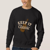 Violine - Behalt IT Classic Sweatshirt (Vorderseite)