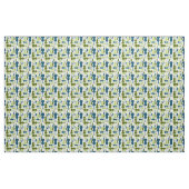 Violine - Blau und Grün Stoff (Yard (91,4 cm))