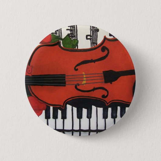 Violine Button (Vorderseite)