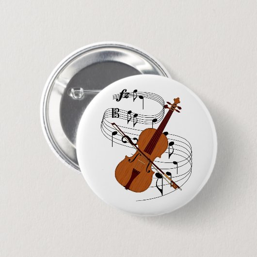 Violine Button (Vorne & Hinten)