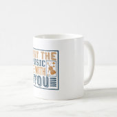 Violine - darf die Musik bei dir sein Kaffeetasse (VorderseiteRechts)