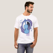 Violine Deco2 T-Shirt (Vorne ganz)