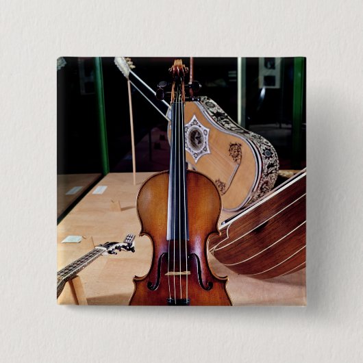Violine, durch Stradivari, Cremona, 1699 (Foto; Button (Vorderseite)