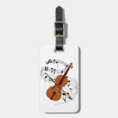 Violine Gepäckanhänger (Vorderseite vertikal)