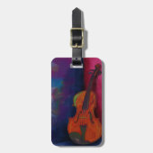 Violine Gepäckanhänger (Vorderseite vertikal)