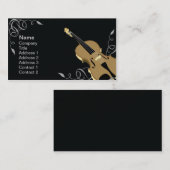 Violine - Geschäft Visitenkarte (Vorne/Hinten)