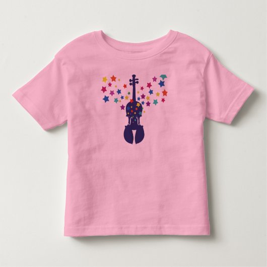 Violine Geschenk-Kleinkind T-Shirt (Vorderseite)