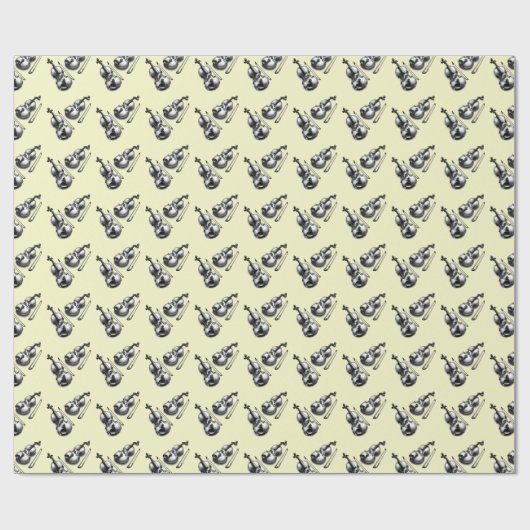 Violine Geschenkpapier (Flach)