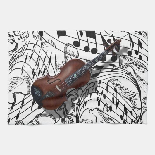 VIOLINE - GESCHIRRTUCH (Horizontal)