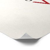 Violine - Helle Farbmusik Poster (Ecke)