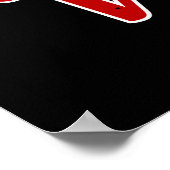 Violine - I Liebe Geige Poster (Ecke)