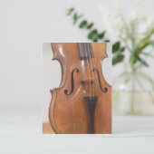 Violine II Postkarte (Stehend Vorderseite)